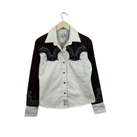 Panhandle Slim Western Black and Cream Shirt - Picture 2 of 16